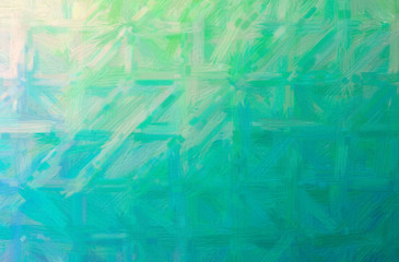 Abstract illustration of blue and green Bristle Brush Oil Paint background