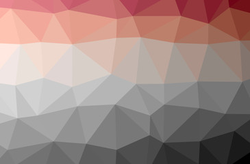 Illustration of abstract Orange horizontal low poly background. Beautiful polygon design pattern.