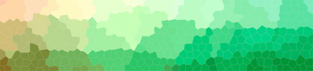 Fototapeta premium Abstract illustration of green, yellow Small Hexagon background