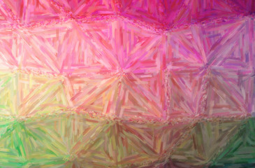 Abstract illustration of green, pink Large Color Variation Oil Paint background