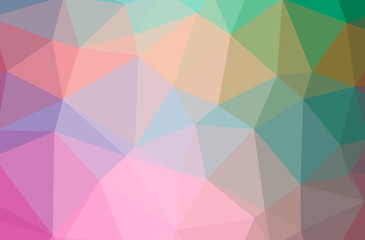 Illustration of abstract Green, Purple horizontal low poly background. Beautiful polygon design pattern.