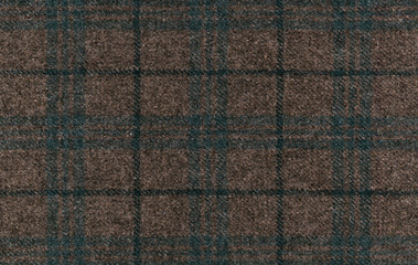 British Wool Tweed Fabric. Brown and grey - blue color. Cashmere. Expensive men's suit. High resolution