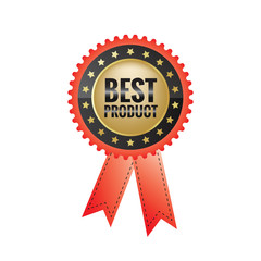 Award ribbon vector design on white background