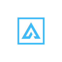 A logo vector icon download template
