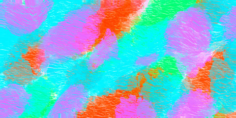 Abstract Art Style Oil Painting Bright and Colourful for Background