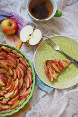 Homemade delicious fresh baked apple pie