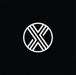 Initial based modern and minimal Logo. X XX XXX letter trendy fonts monogram icon symbol. Universal professional elegant luxury alphabet vector design
