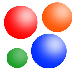 Abstract circle, gradient, circle, colorful 3D, background image