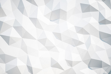 Abstract white polygon texture - obrazy, fototapety, plakaty