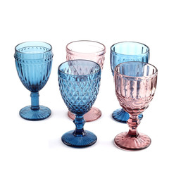 colored glass isolated 