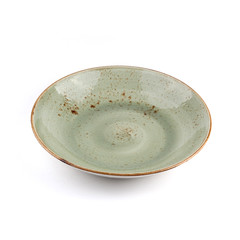 ceramic plate design isolated