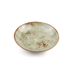 ceramic plate design isolated
