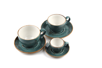 ceramic coffe cup tea cup isolated 