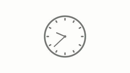 White background dark color clock animation images,Clock images,clock icon