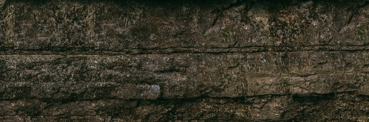 texture of natural marable stone in rock wall