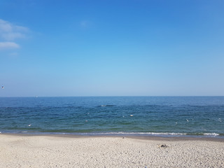 beautiful landscape of the Odessa coast of the Black Sea