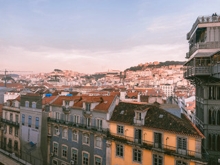 Streets of Lisbon in Portugal