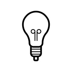 Bulb, lamp icon