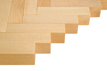 A puzzle game made of wooden blocks. Background for the development of imagination and spatial thinking.