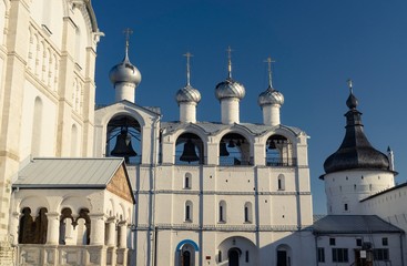 Belfry of the assumption Cathedral of the Rostov Kremlin