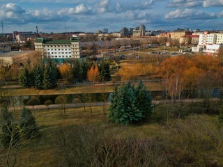 Aerial view of Minsk, Belarus