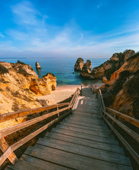 Obraz premium Algarve coast and beaches in Portugal