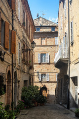 Montefiore dell Aso, historic town in Marche, Italy