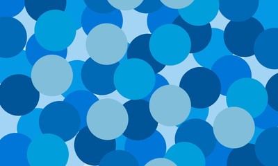 Circles in the shades of blue background