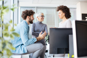 This office space is filled with productivity