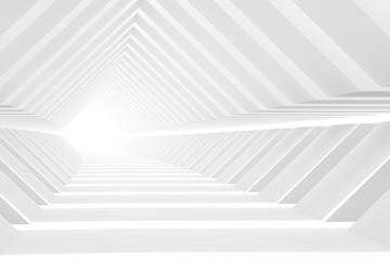 Abstract background with empty endless tunnel, 3 d