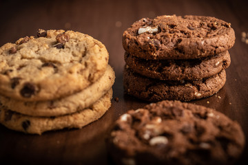 Fototapeta premium deliciosas Galletas de chocolate