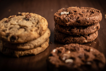 Fototapeta premium deliciosas Galletas de chocolate
