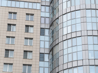 Fototapeta premium Architectural elements of modern residential buildings and structures