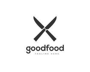 Good Food Logo Icon Design Vector