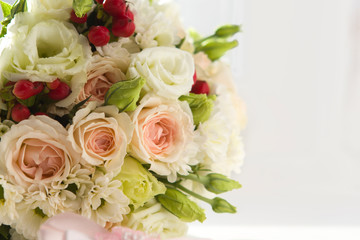 bouquet on a white background