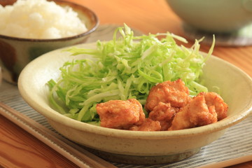 唐揚げ定食