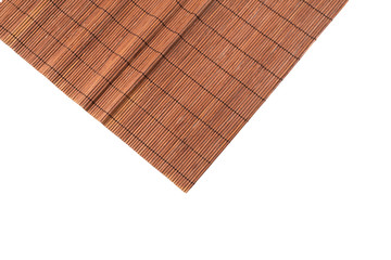 Mat for sushi isolated on white background