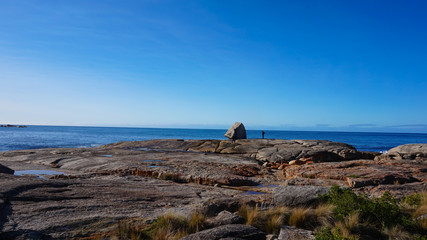 Bicheno Blowhole with Fountain, Tasmania, Australia