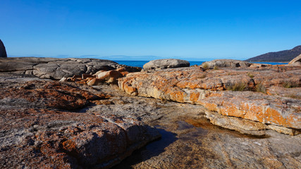 Bicheno Blowhole with Fountain, Tasmania, Australia