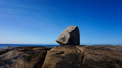 Bicheno Blowhole with Fountain, Tasmania, Australia