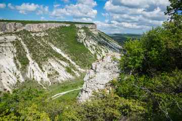 Fototapeta premium Beautiful summer landscape in Crimea