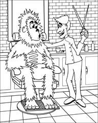 Bigfoot Haircut_BlackAndWhite