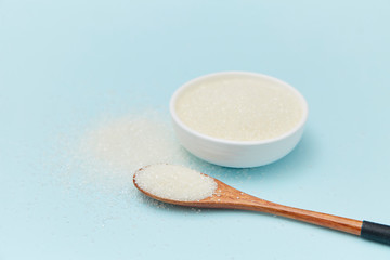 Fototapeta na wymiar White granulated sugar