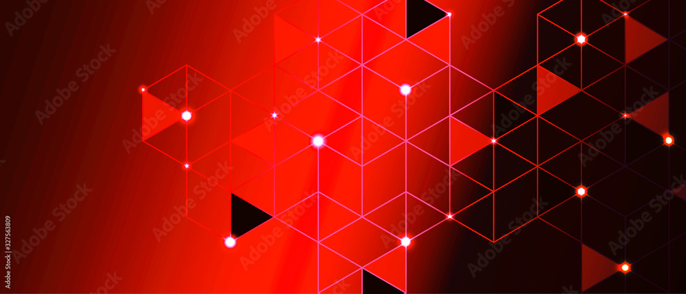 Poster abstract tech background