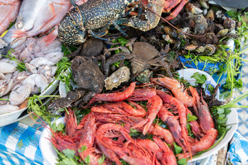 Fischmarkt in Essaouira, Marokko