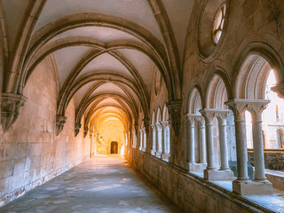 Fototapeta na wymiar Alcobaca monastery in Portugal