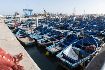 Der Hafen von Essaouira, Marokko