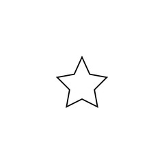 Star icon. Award symbol. Logo design element
