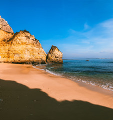 Algarve coast and beaches in Portugal