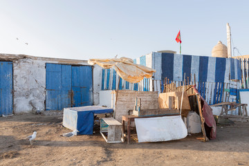 Am Hafen von Essaouira, Marokko